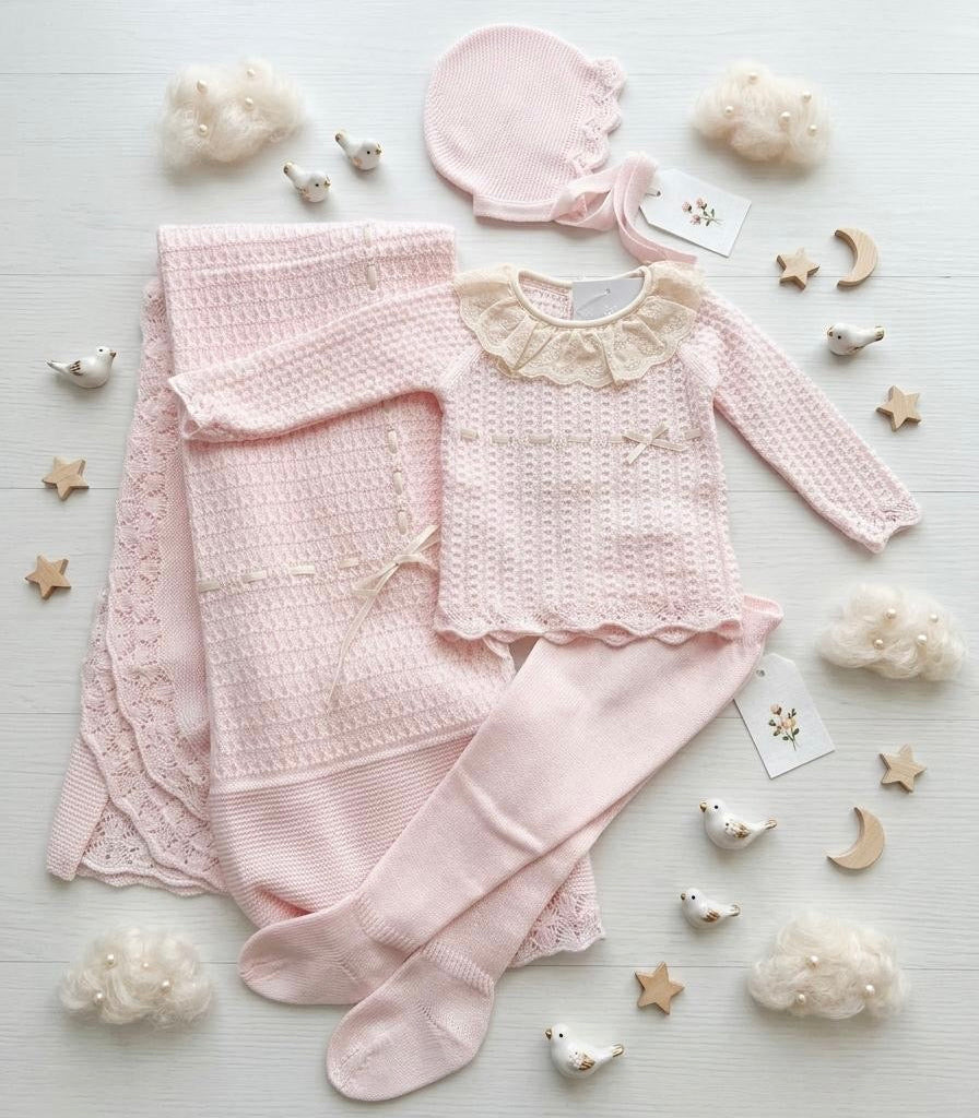 NEWBORN BREEZE PINK 4 PC