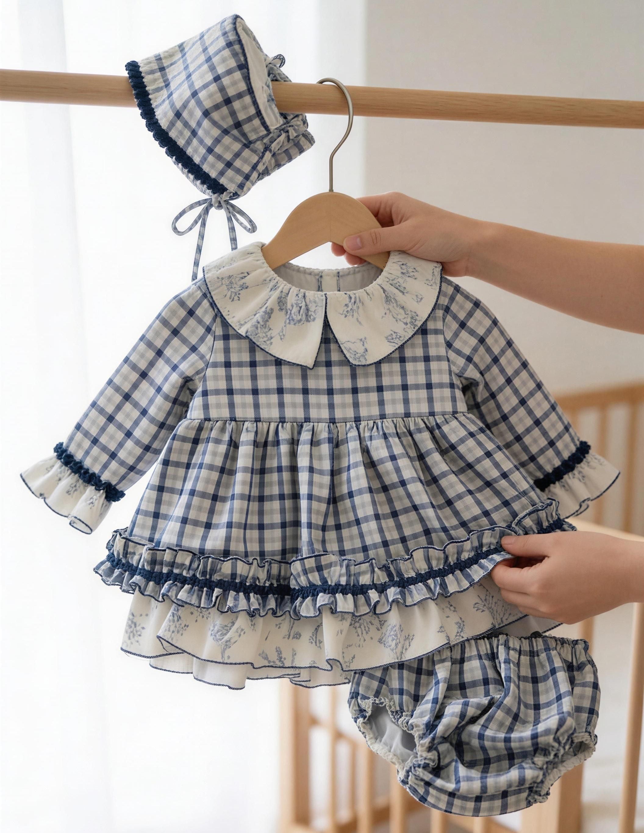 BABY SET BLUE BOONET