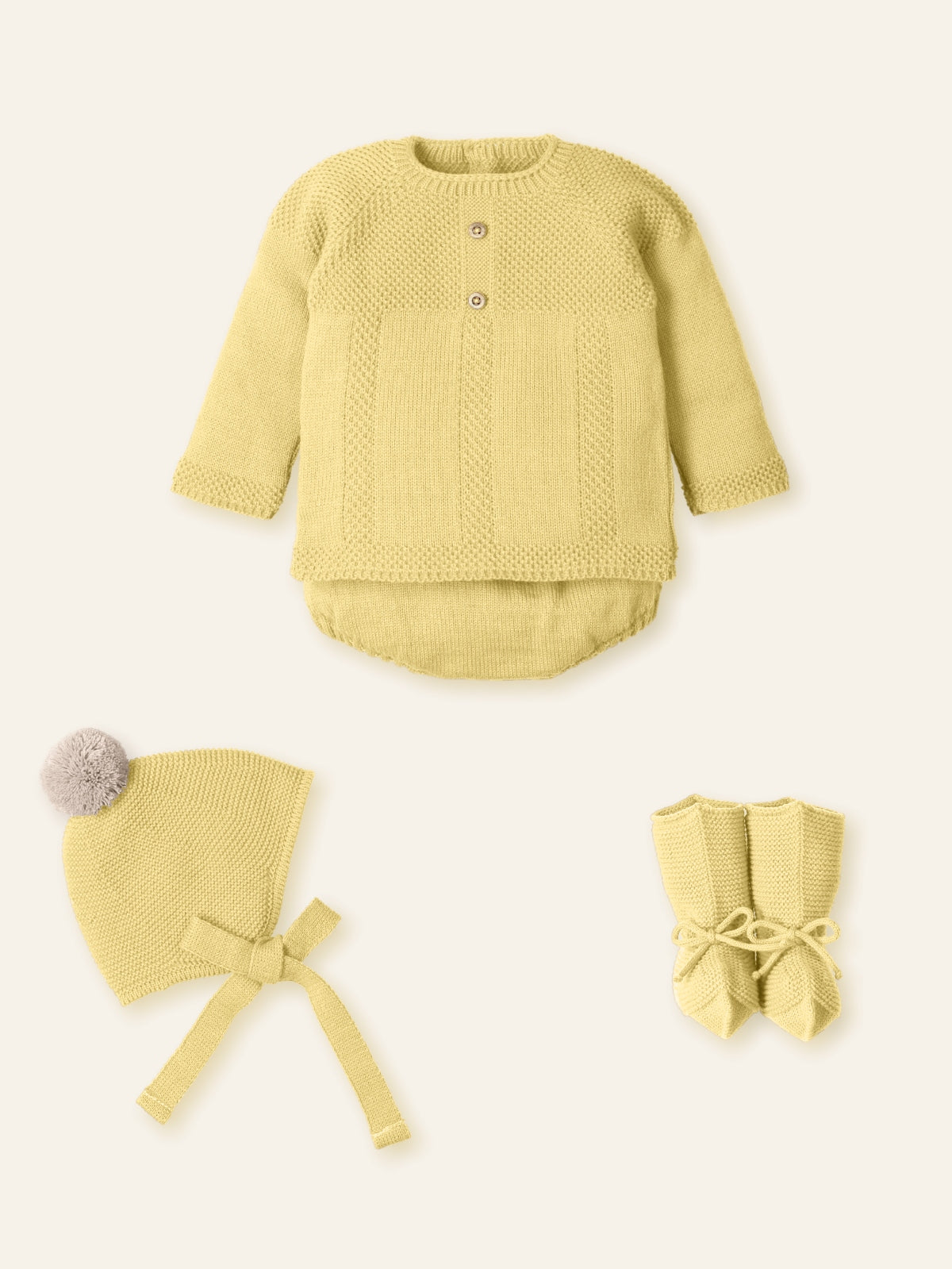 NEWBORN SHORT BUTTON SET 4PC (2 COLORES)