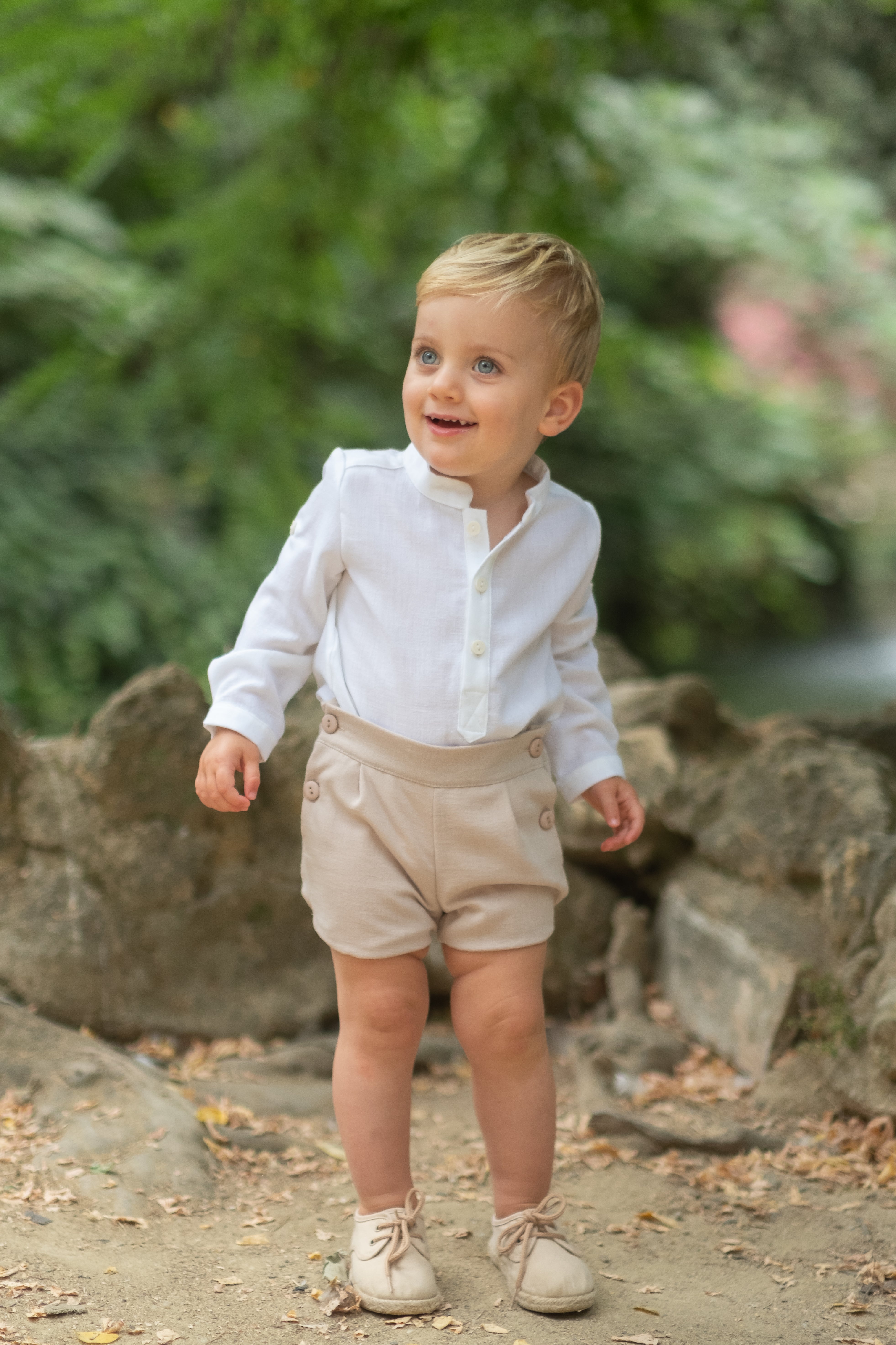 BOYS SHORT LINE BEIGE