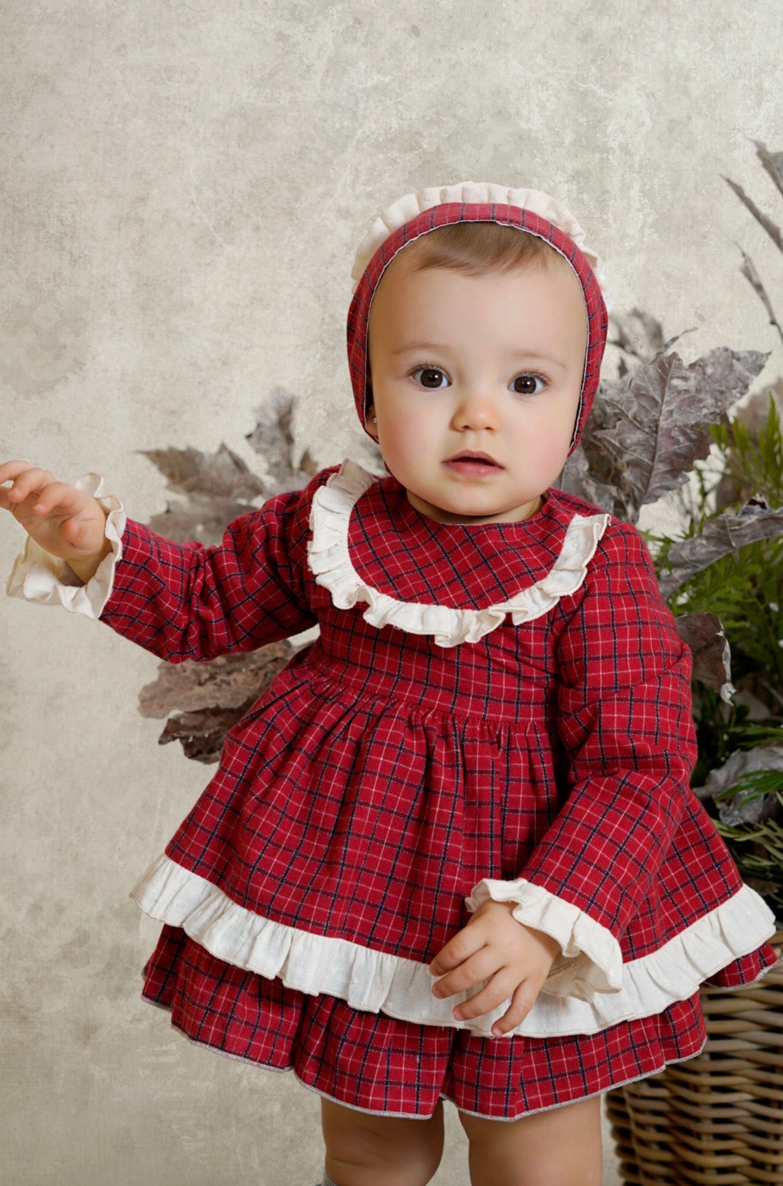 BABY GIRL SET RED BOONET