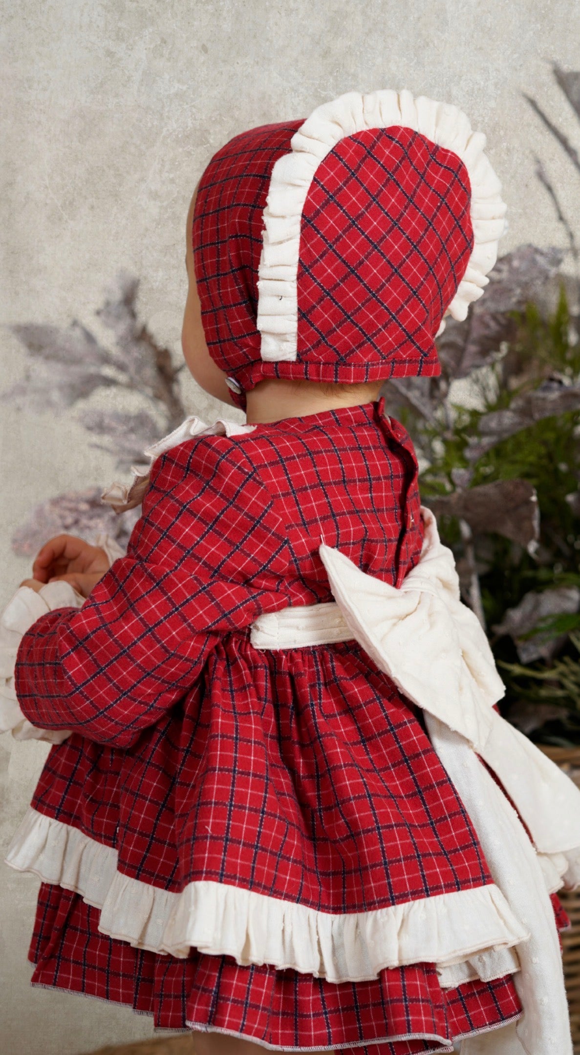 BABY GIRL SET RED BOONET