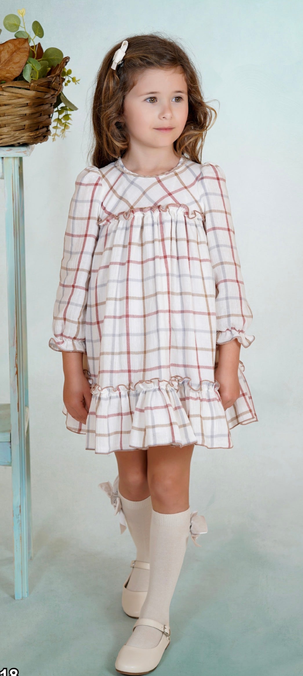 GIRL DRESS SUBTLE WHITE