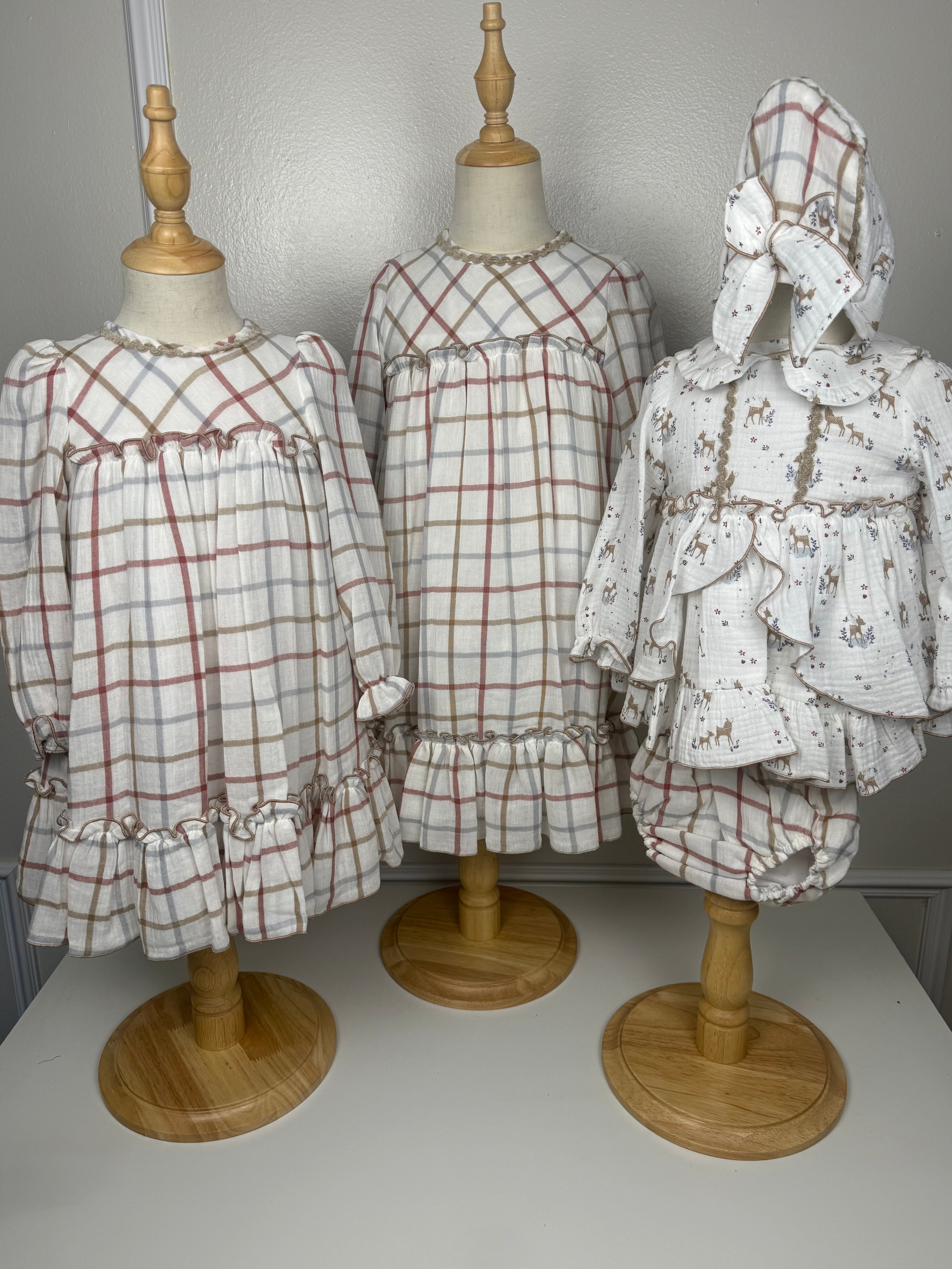 GIRL DRESS SUBTLE WHITE