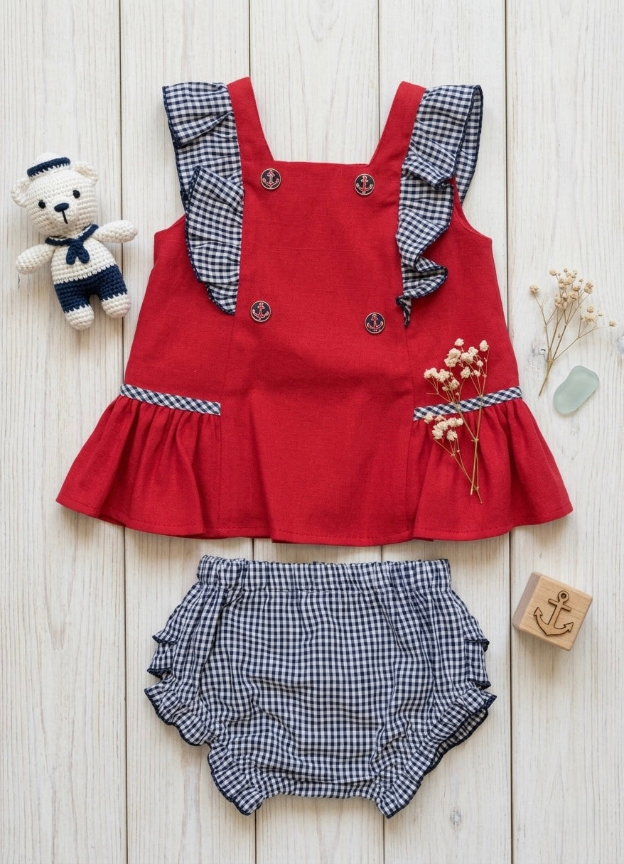 BABY SET RED