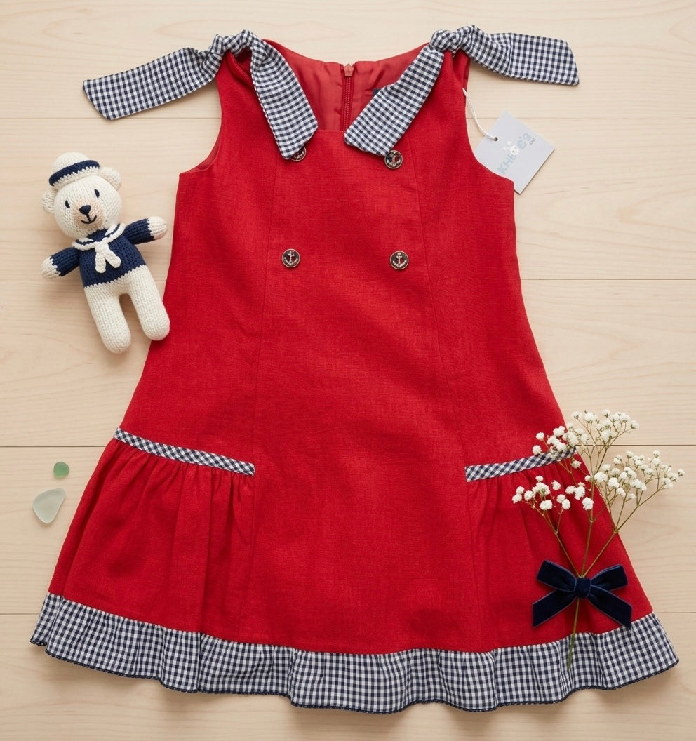 GIRL DRESS RED