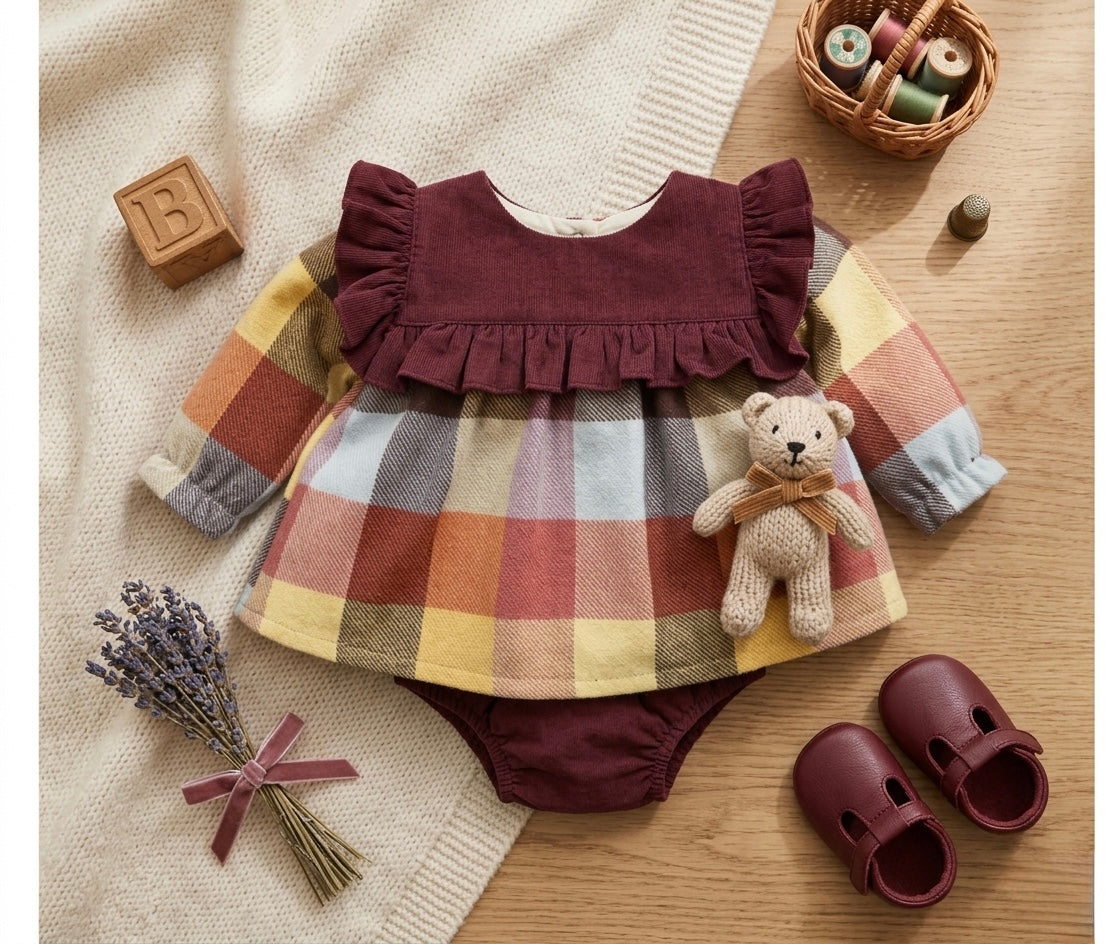 BABY SET SQUARE BLUEBERRY