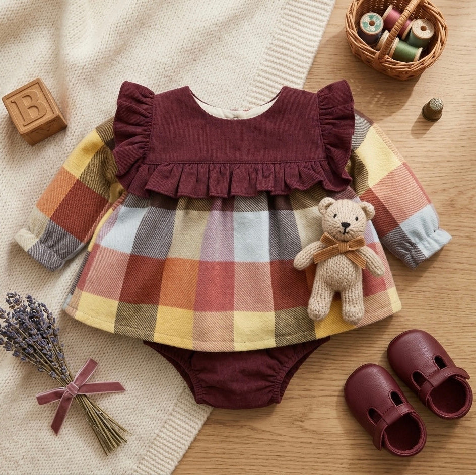 BABY SET SQUARE BLUEBERRY