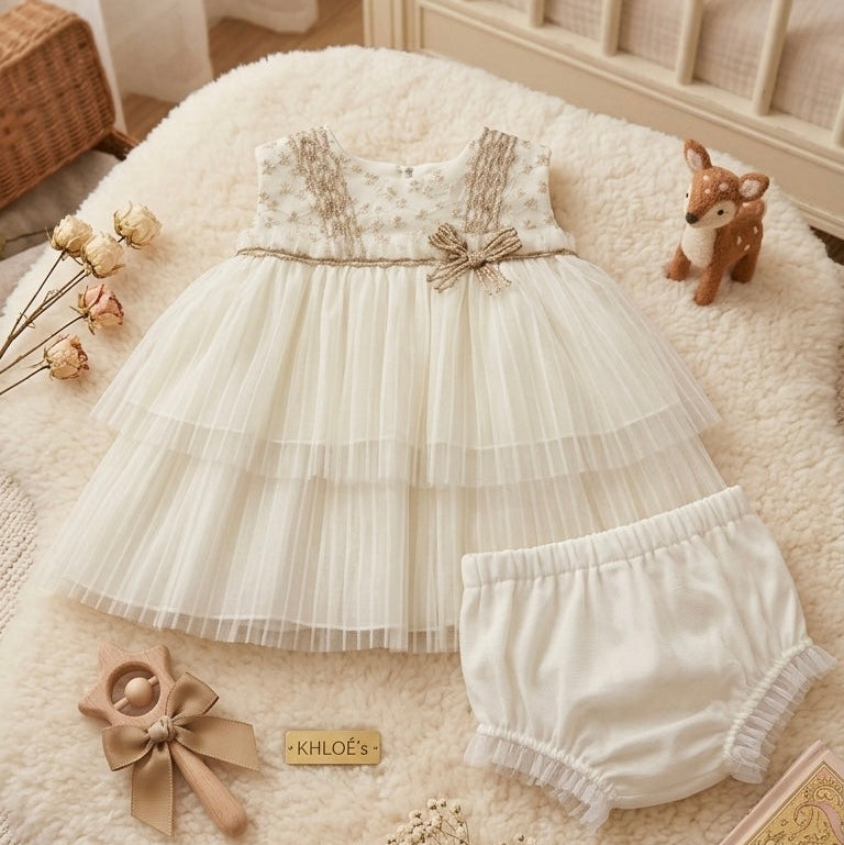 BABY SET PEARL AND GOLD