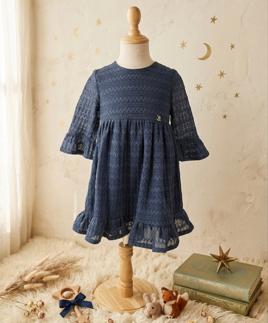 GIRL DRESS COOL BLUE