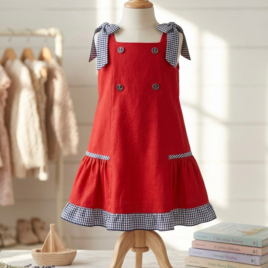 GIRL DRESS RED