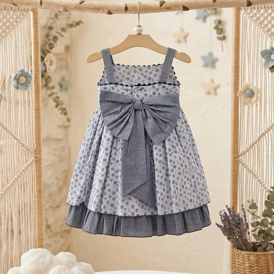 GIRL DRESS JEAN BLUE
