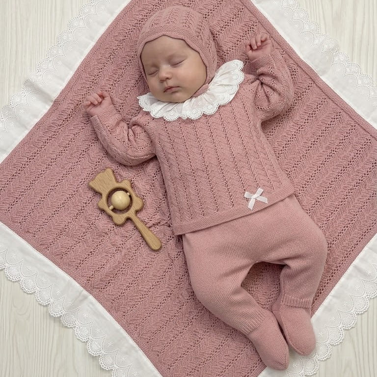 BLUSH ELEGANCE BABY SET (4PC)