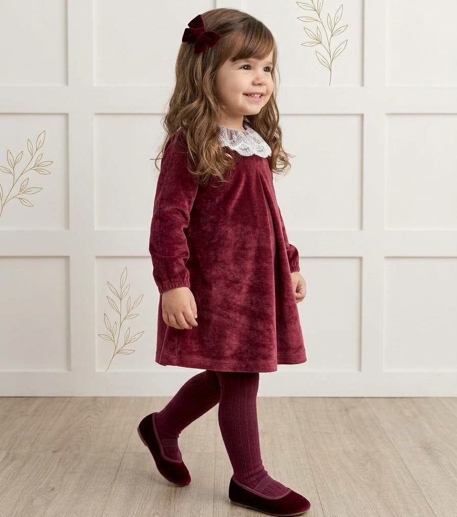 GIRL DRESS VELVET
