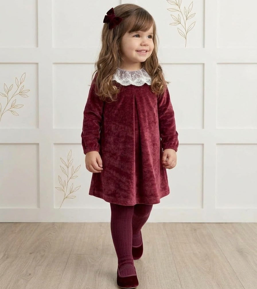 GIRL DRESS VELVET