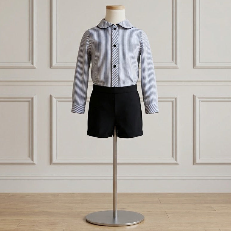 BOY SET ELEGANT BLACK AND WHITE
