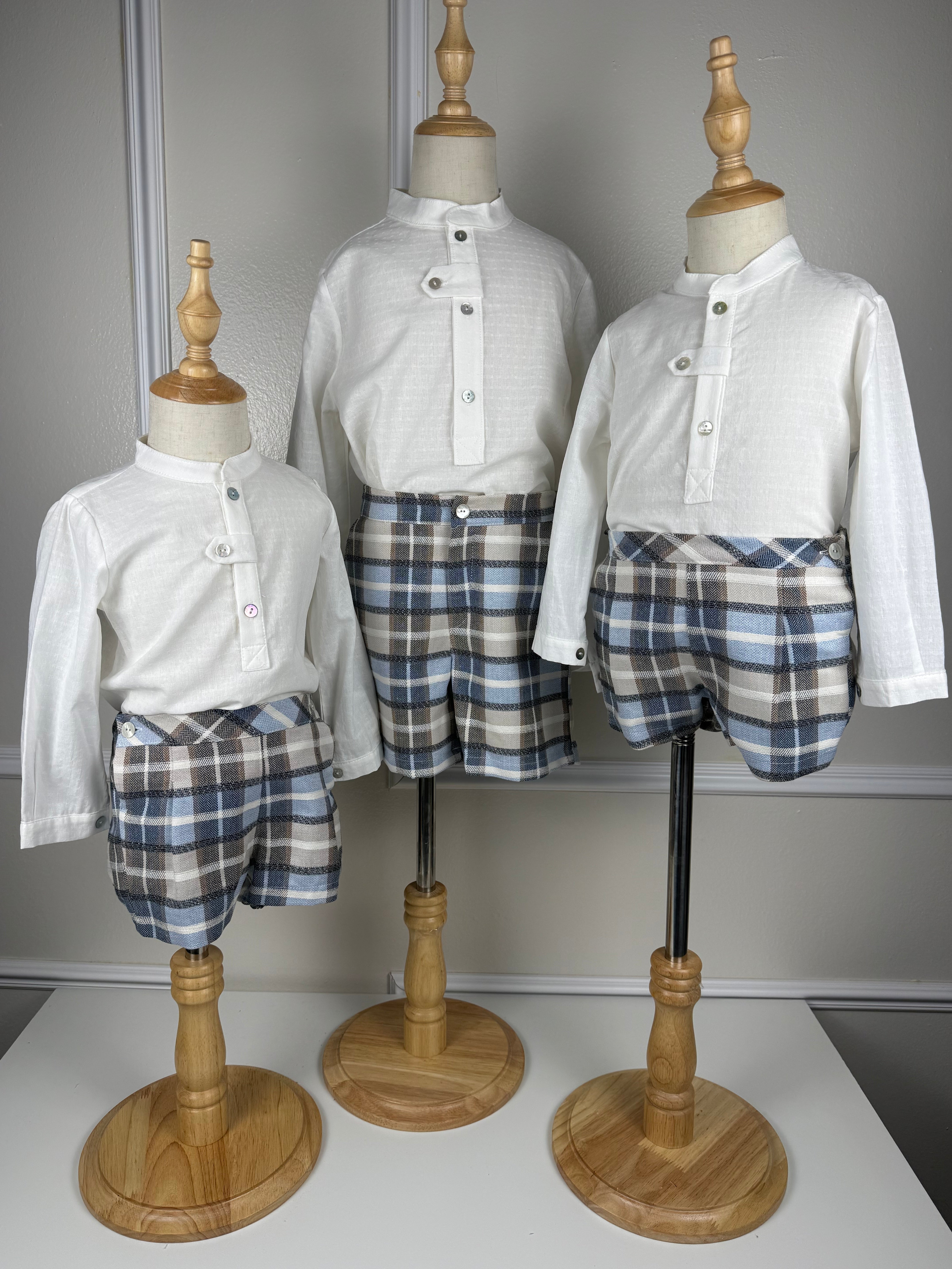 BOY SET PLAID PARTY