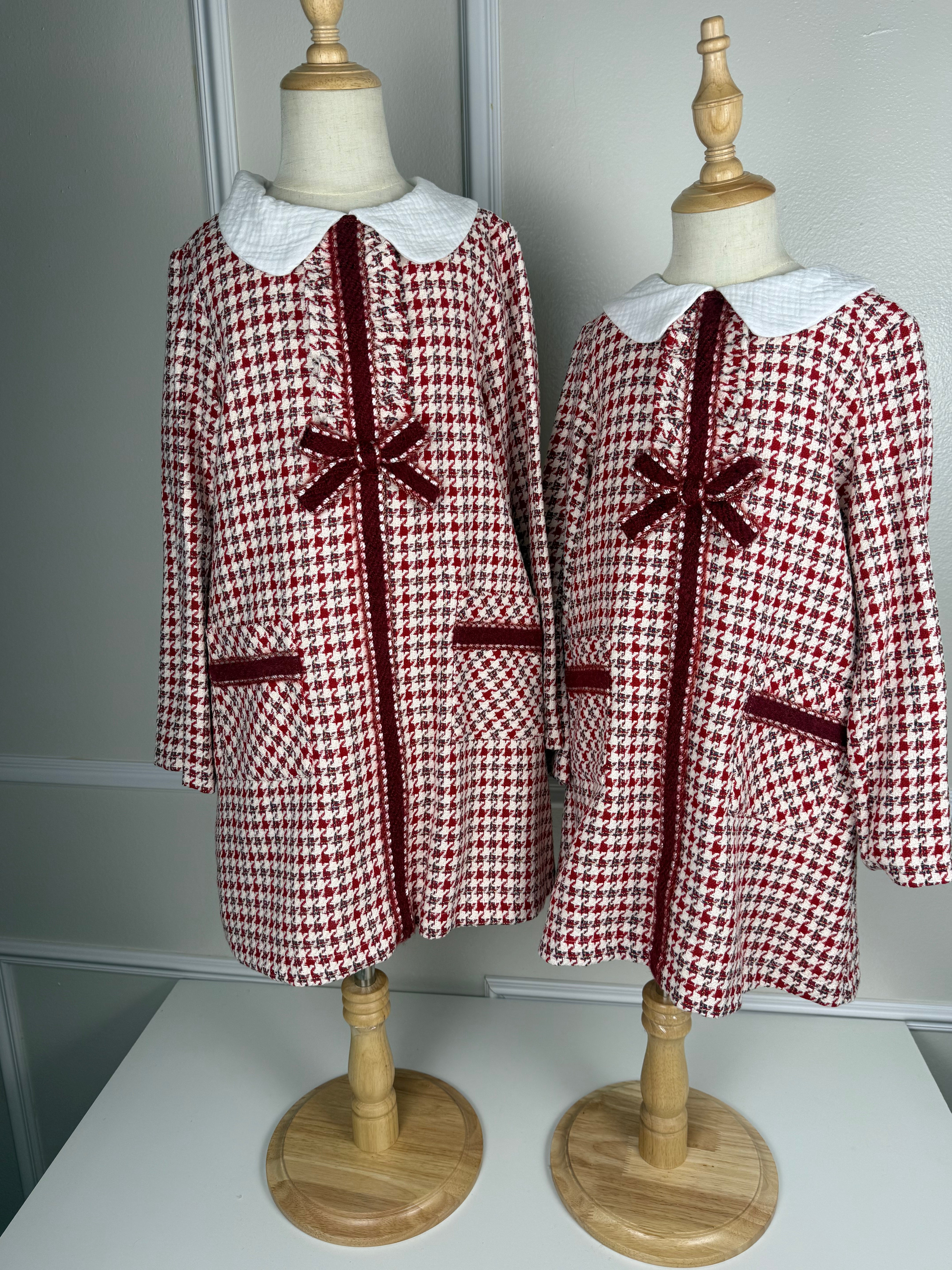 GIRL DRESS CHRISTMAS RED