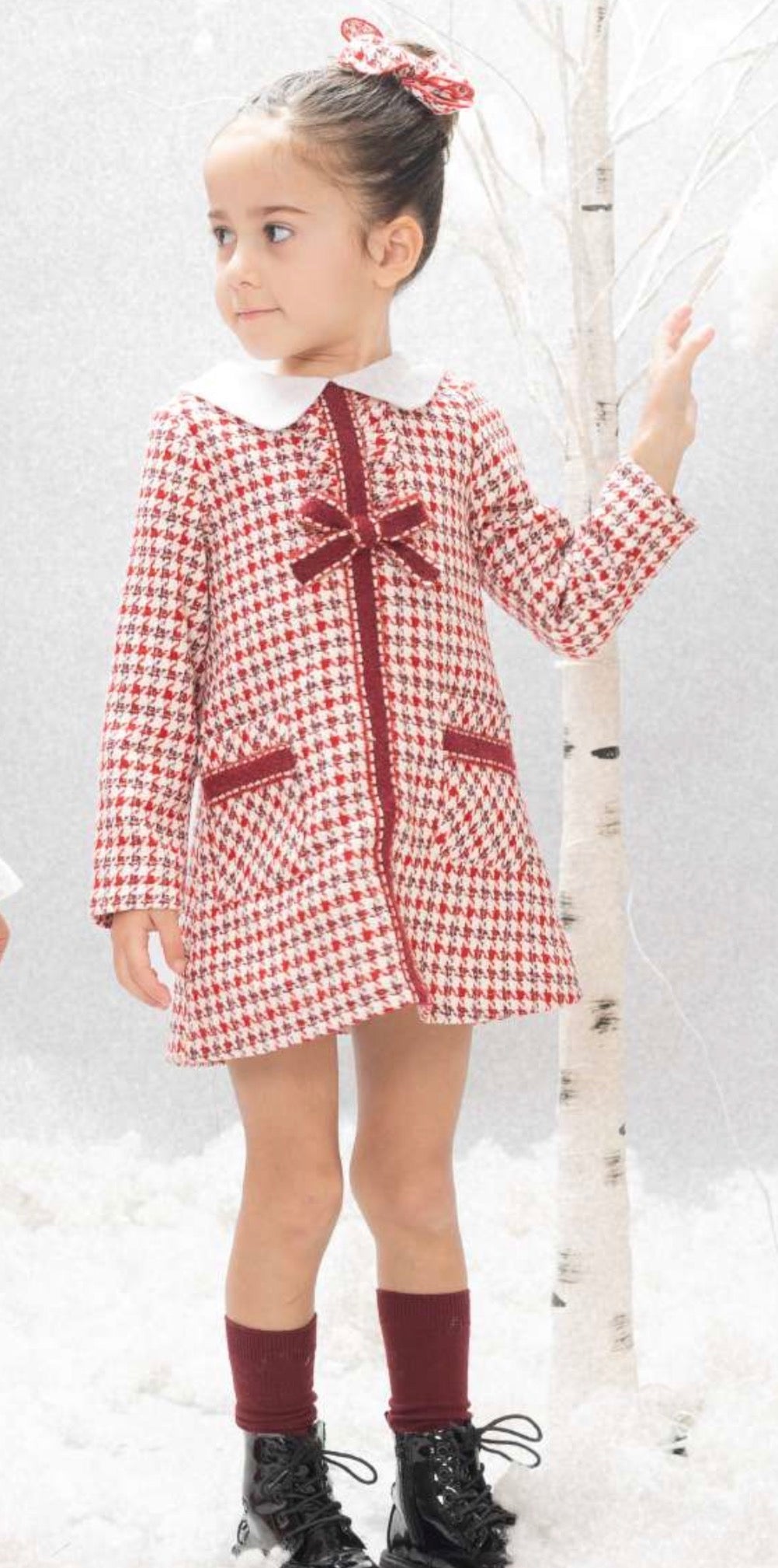 GIRL DRESS CHRISTMAS RED