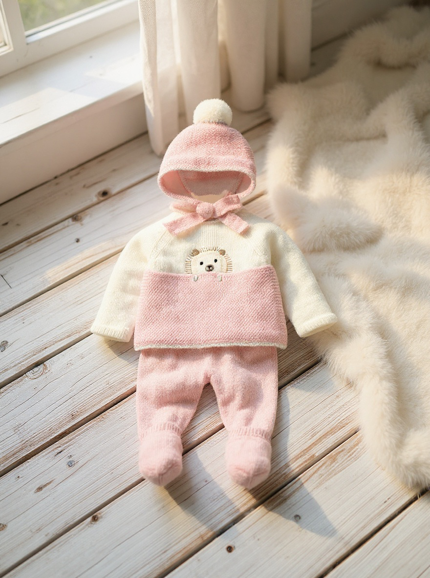 NEWBORN SET ERIZO 4PC (2 Colores)