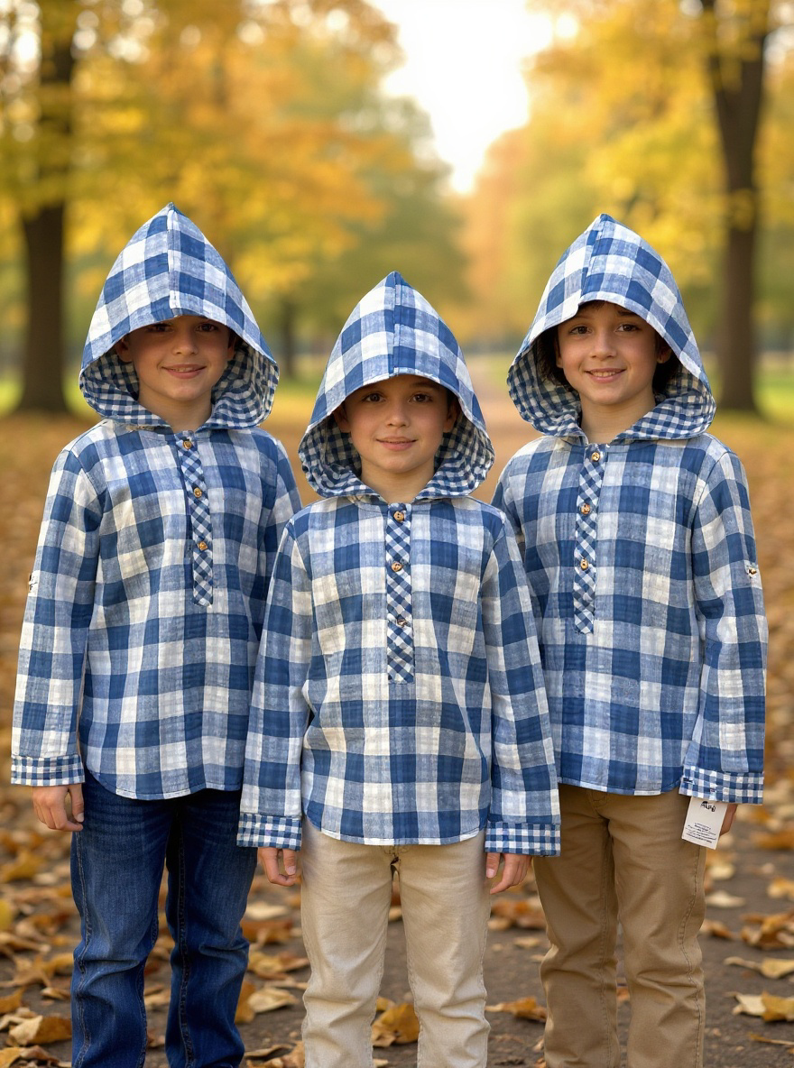 BOYS LONG SLEEVE SHIRT BLUE