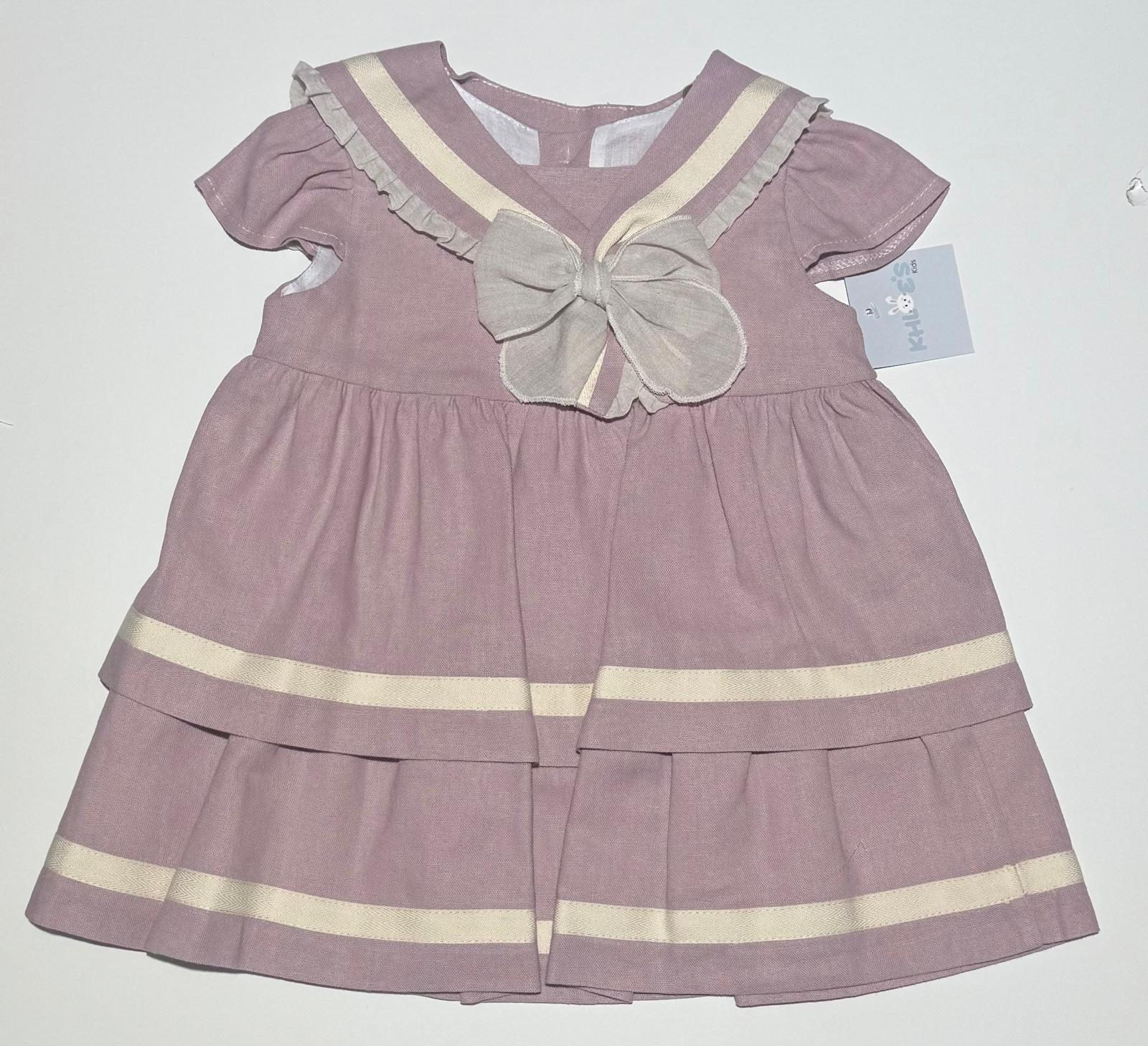 BABY  DRESS PINK RUFFLE