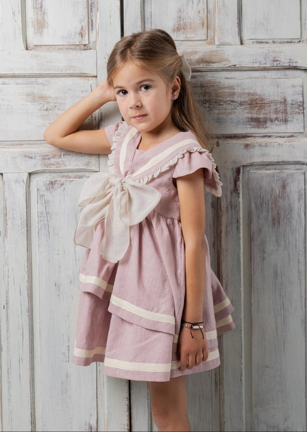 BABY  DRESS PINK RUFFLE