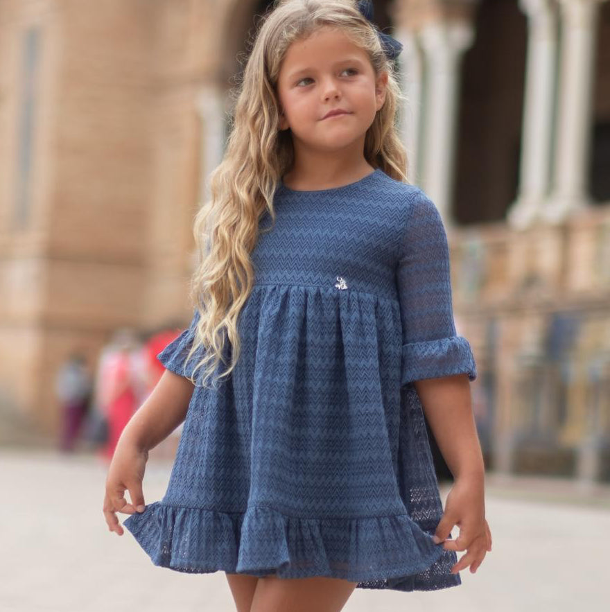 GIRL DRESS COOL BLUE