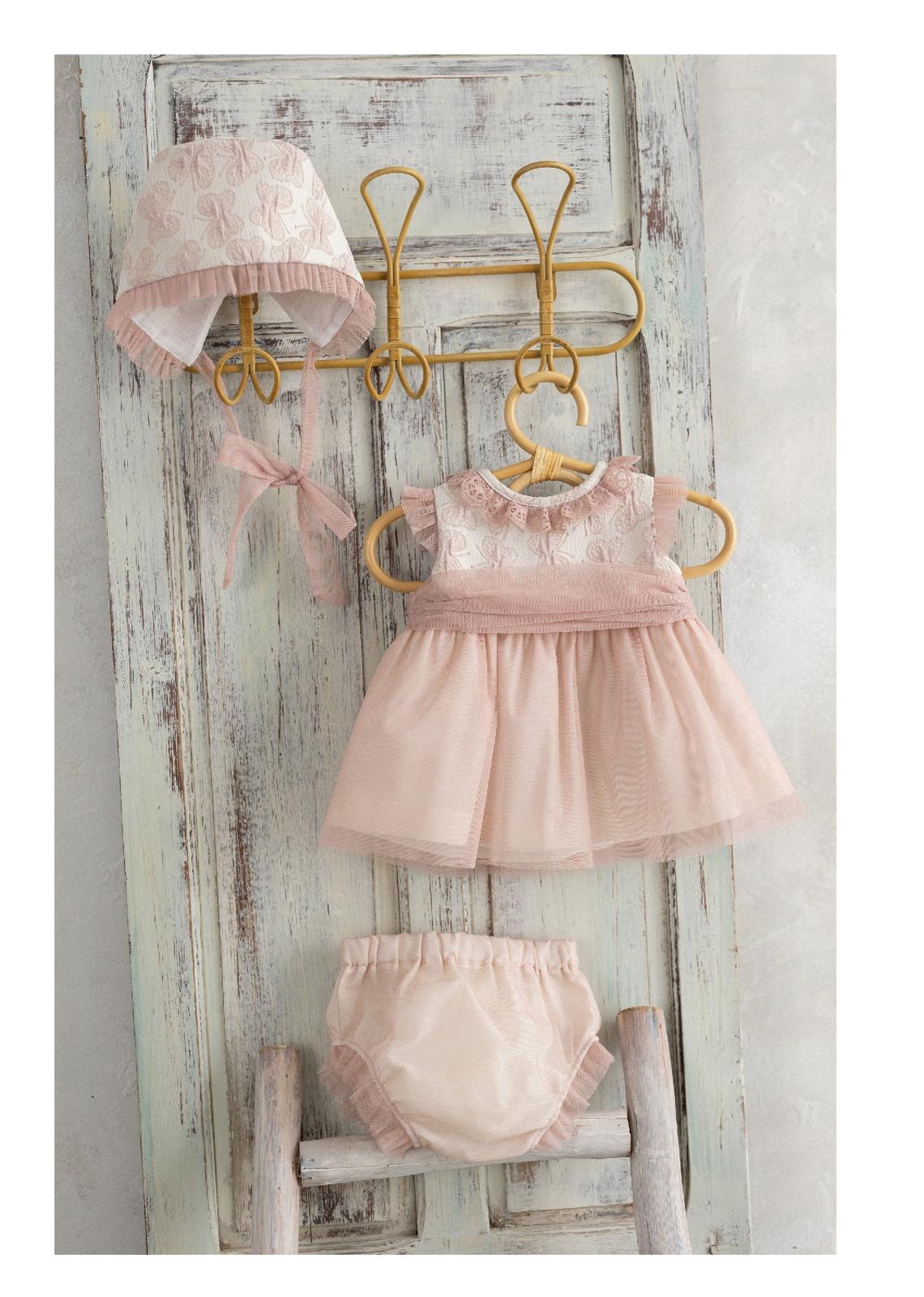 BABY SET PINK BUTTERFLIES