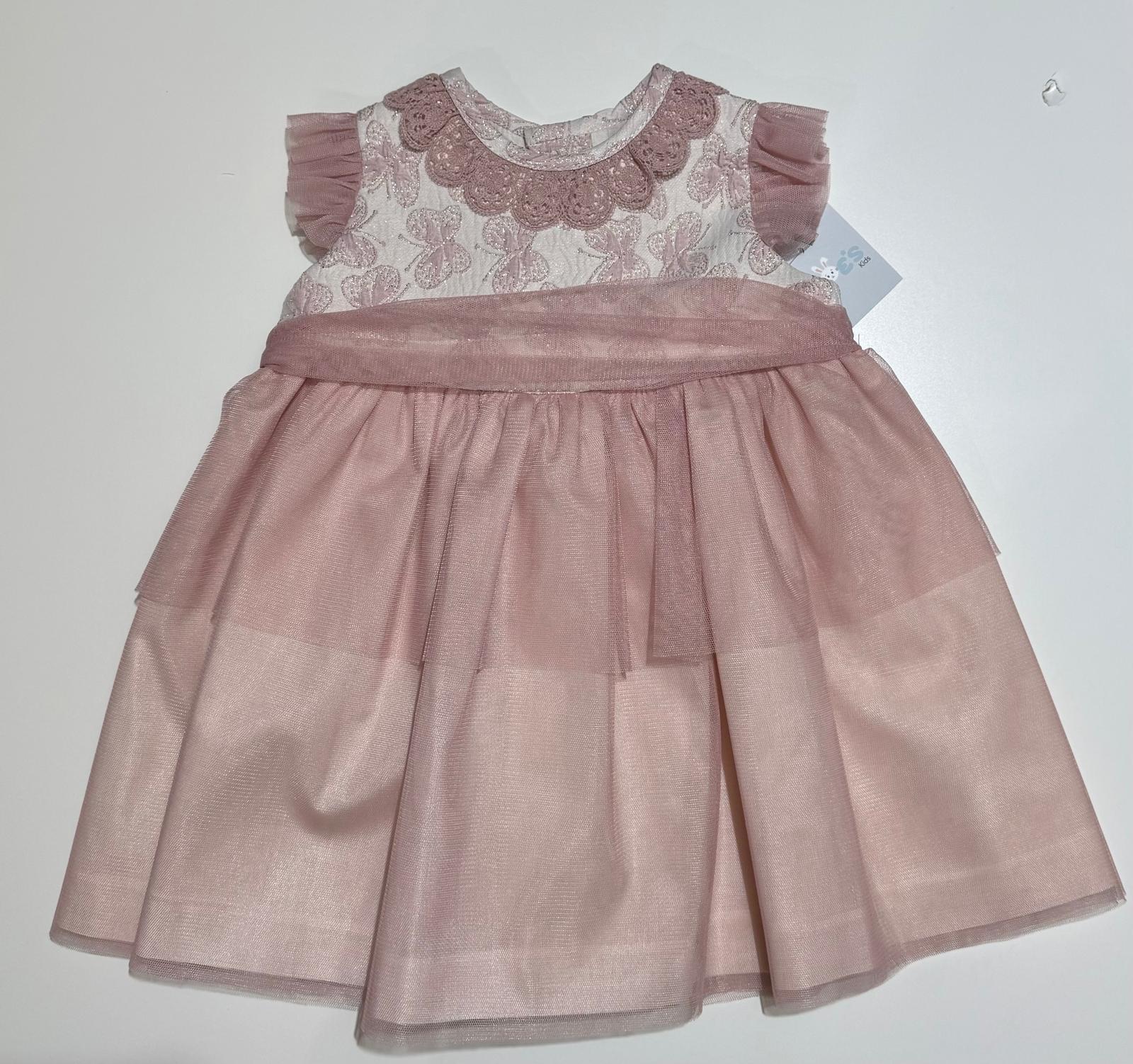 BABY DRESS PINK BUTTERFLIES