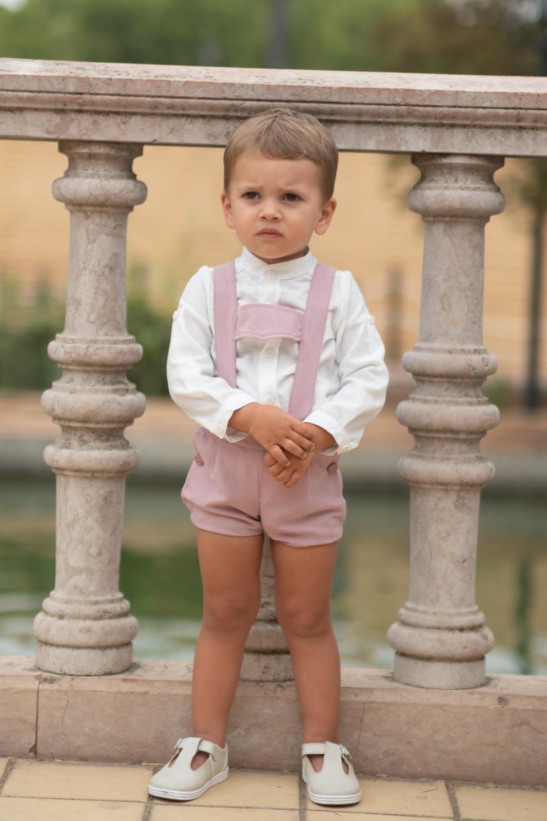 BABY BOYS PETO PINK LINE