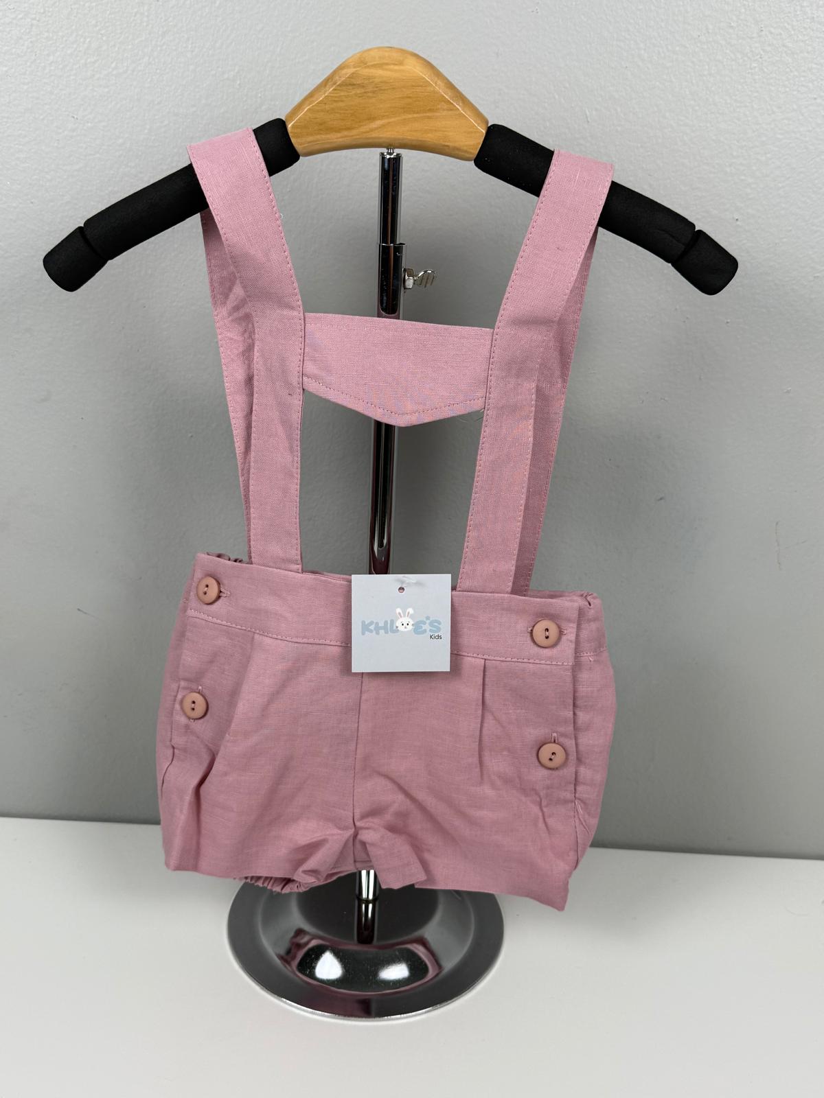 BABY BOYS PETO PINK LINE