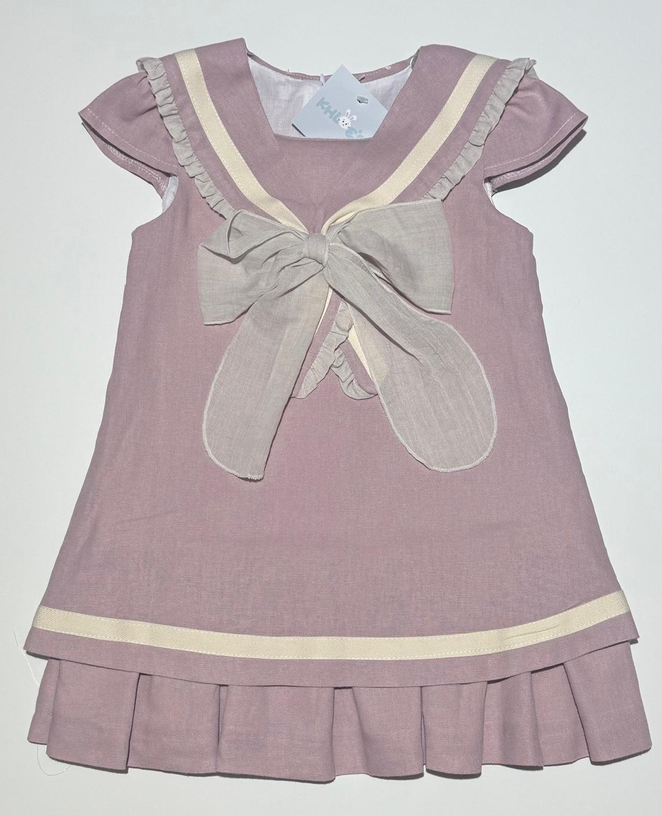 GIRL DRESS PINK RUFFLE