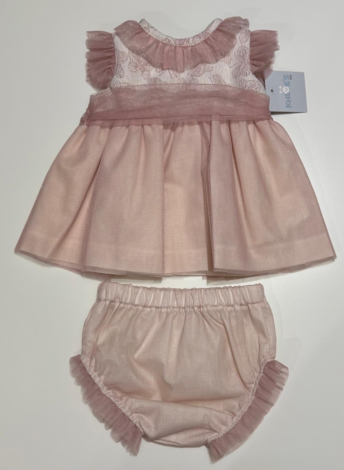 BABY SET PINK BUTTERFLIES