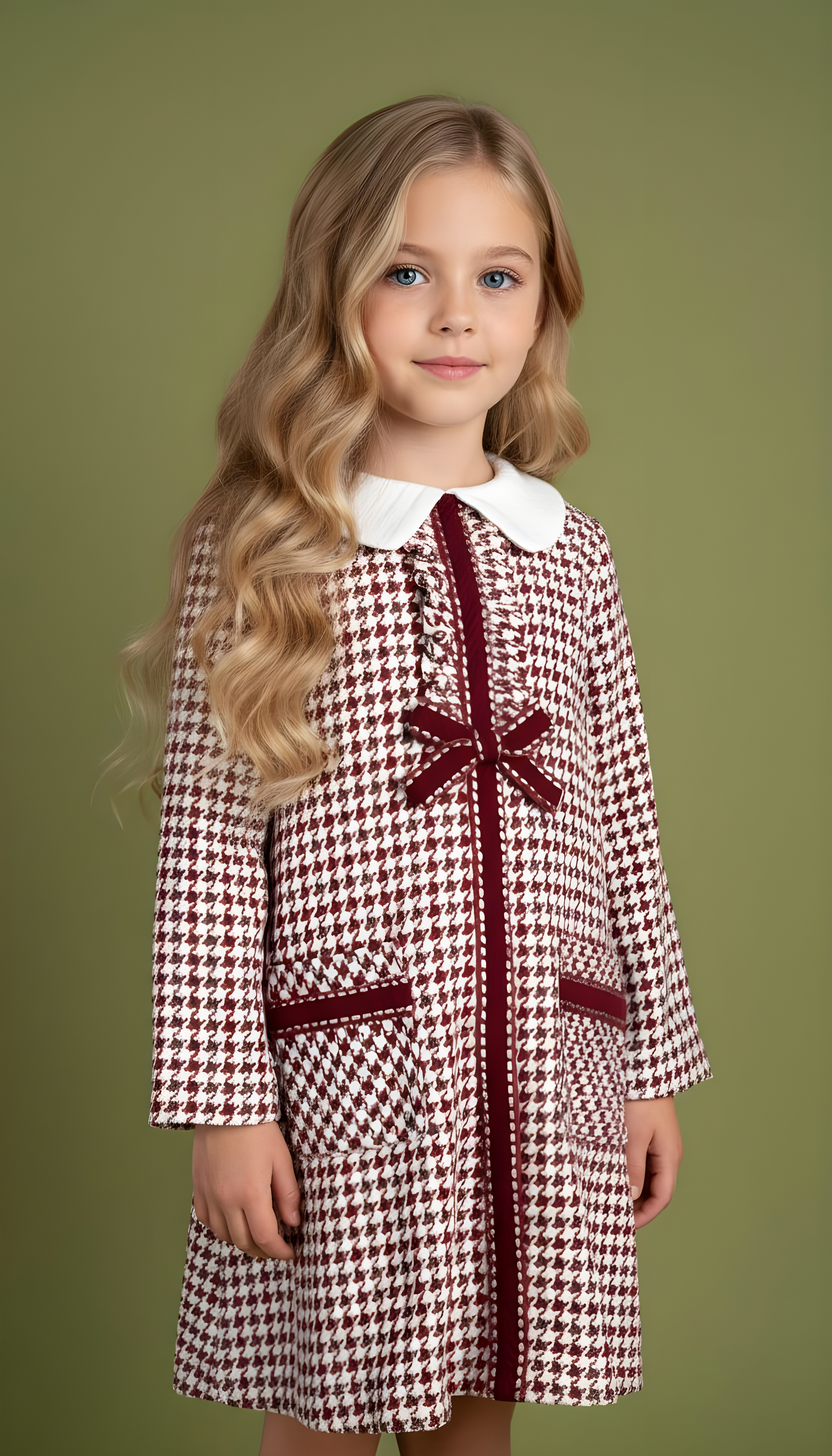 GIRL DRESS CHRISTMAS RED