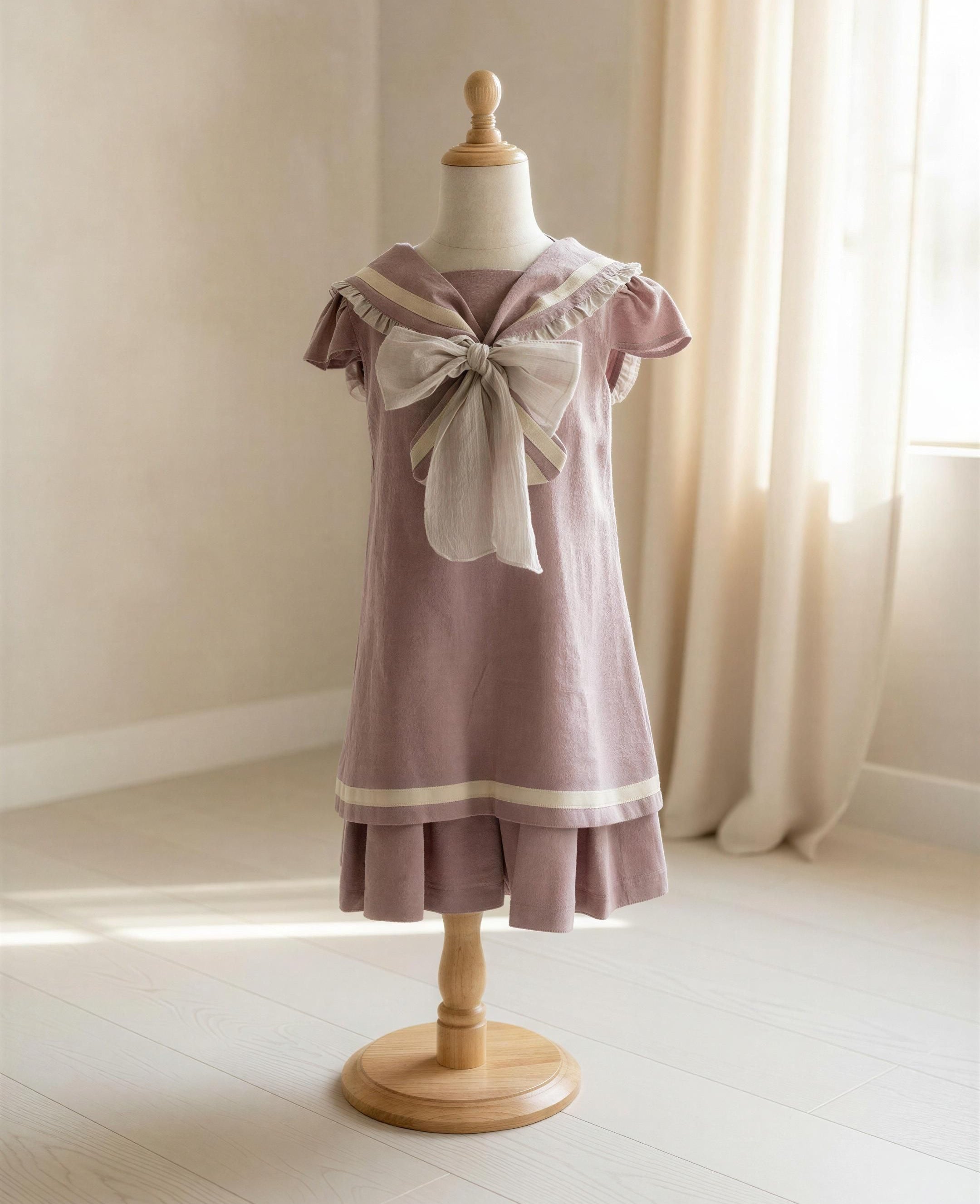 GIRL DRESS PINK RUFFLE