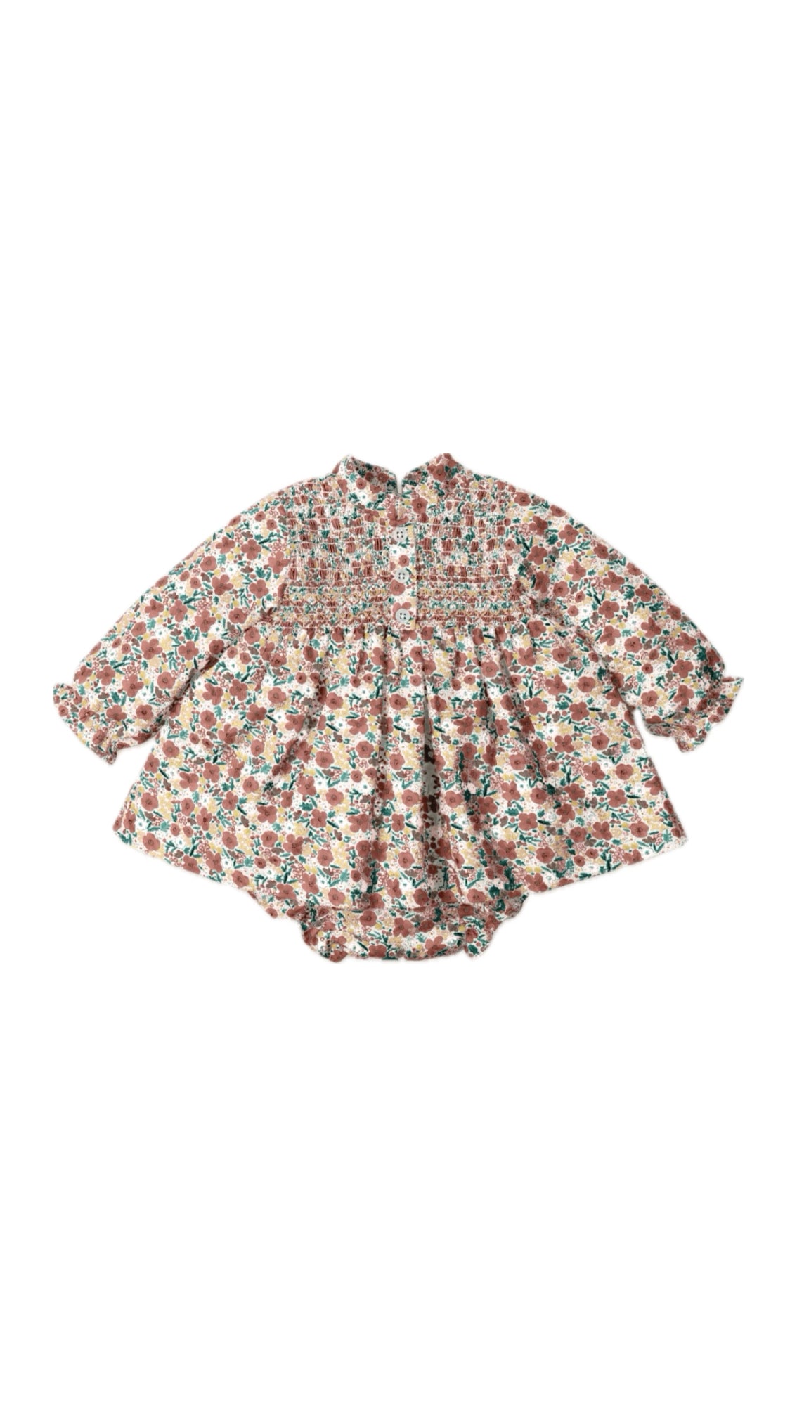 BABY SET FLOWERS ORANGE