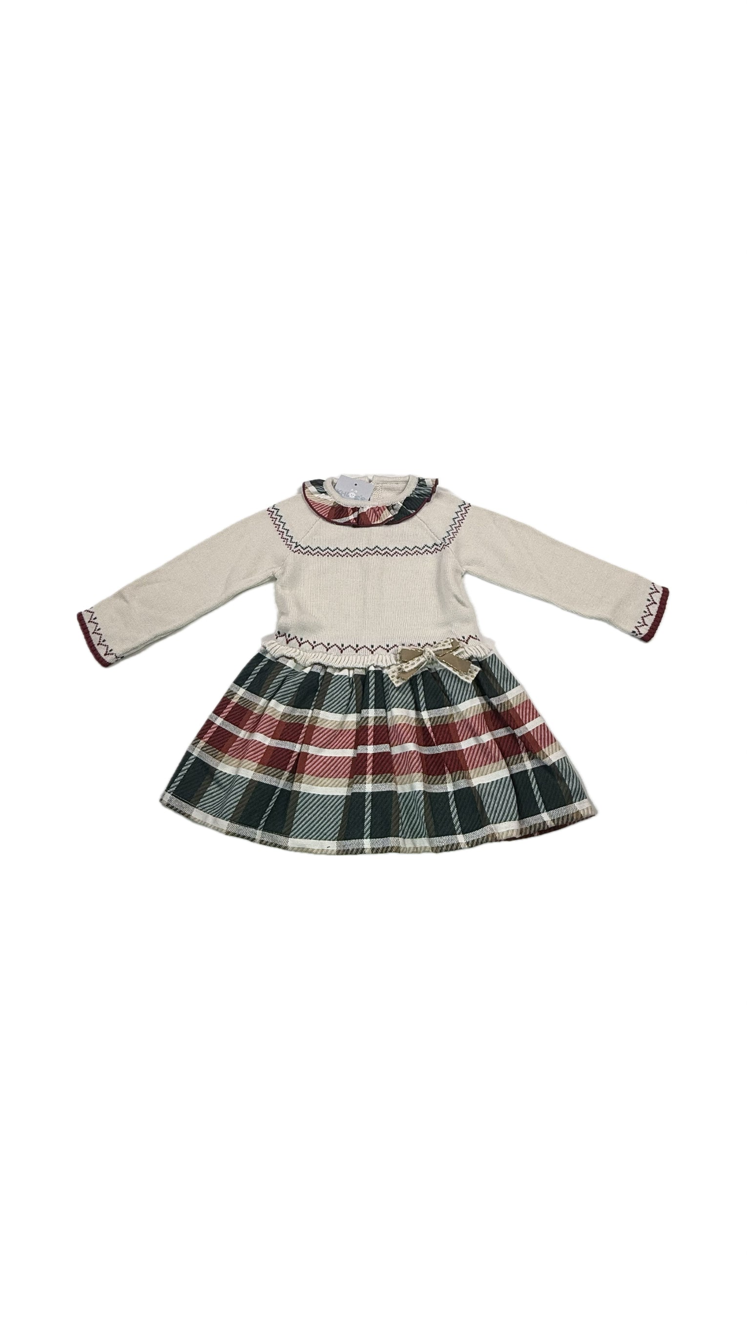 BABY DRESS CHRISTMAS WOOL