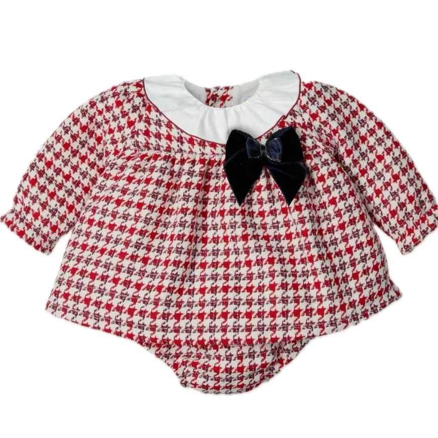 BABY SET RED/WHITE