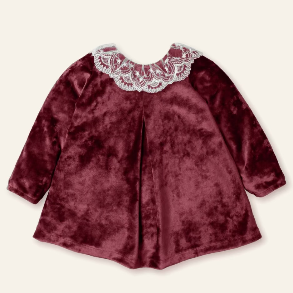 GIRL DRESS VELVET