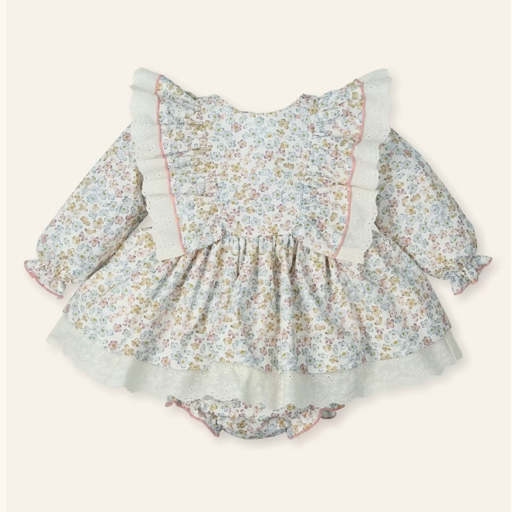 BABY SET BUTTERFLY FLOWERS